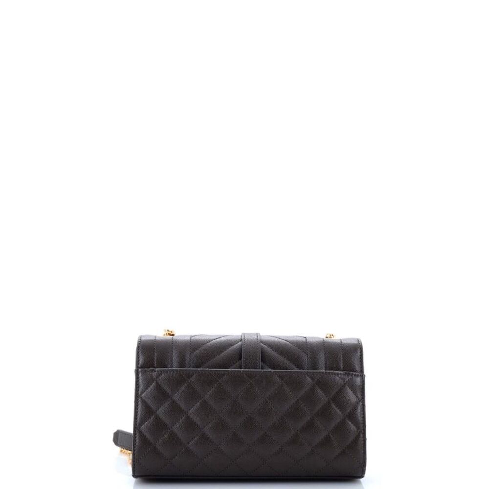 Saint Laurent Classic Monogram Envelope Satchel Mixed Matelasse Leather Small - Picture 3 of 6